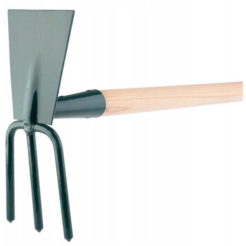 Kadax - Houe de jardin avec manche en acier 28 mm