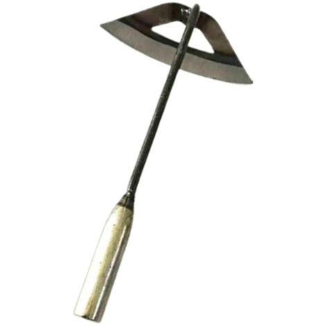Houe de jardin, pour le désherbage, avec manche, creuse A