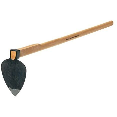 Houe forme coeur, étroite, taille 0 avec manche 135 cm