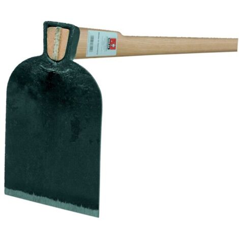 Bêche avec manche en cendres laqué 1350 mm – Bord de coupe droit pour désherbage – Poids 1,2 kg – Dimensions tête 180 x 115 mm – Ideal