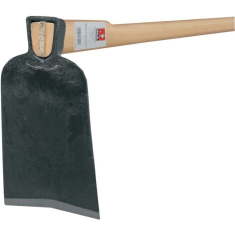 Houe jardin forgé – Manche en bois 1350mm – Pour sols durs et terrains accidentés – Gr.0 – Ideal