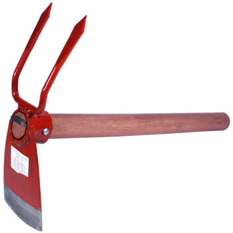 Houe trapézoïdale à deux côtés avec fourche - MO-08 CZ