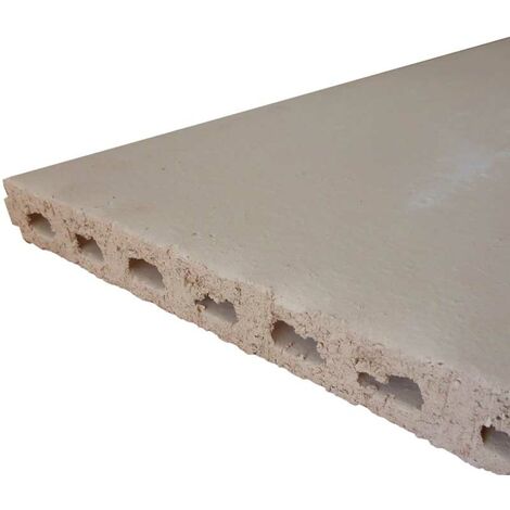 Hourdis réfractaire chamotte 1000 x 250 x 40 mm – Taux d'alumine 25 % – Température d'application 1200°C – Résistance mécanique élevée
