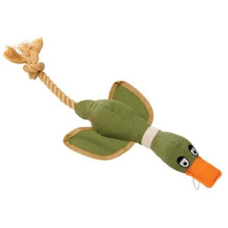 House of Paws Kharki XL Duck Canvas Thrower Dog Toy - 267634