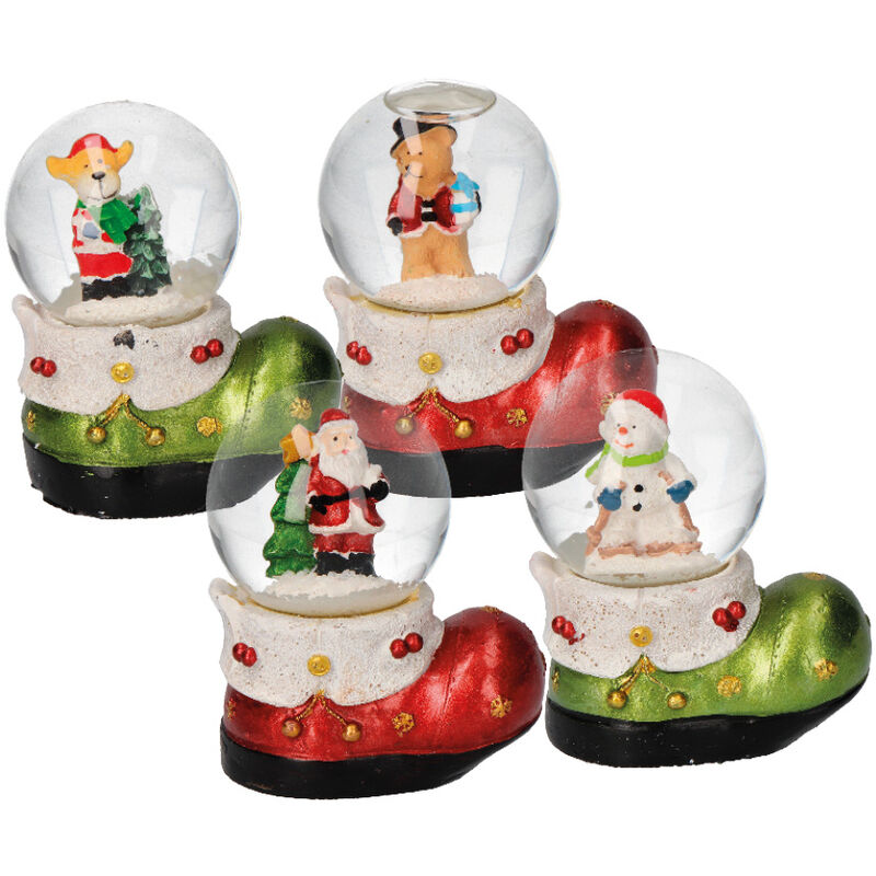 

Bola de cristal con figura navideña 6,5x4,5x6cm - House Of Seasons