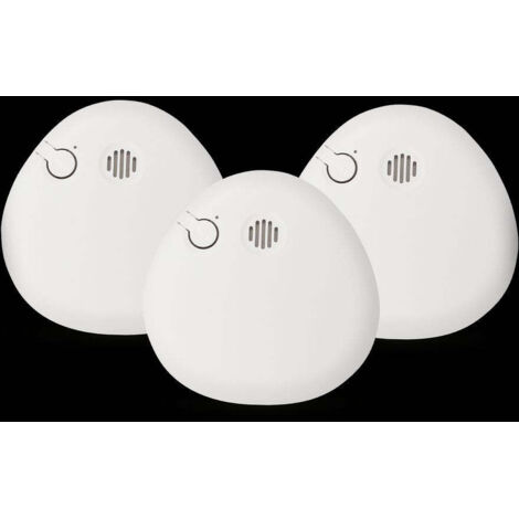 Housegard pebble allarme antincendio incl batteria - pacco da 3