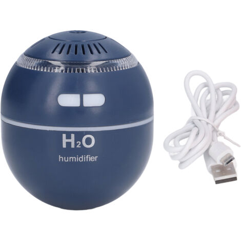 Household Ball Shaped Humidifier Colorful RGB Light Humidifier Mini Water Replenishing Air HumidifierBlue