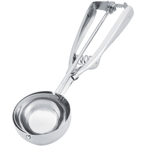 Household Stainless Steel Ice Cream Spoon Scoop Cream Dipper Kitchen Accessories (Big)