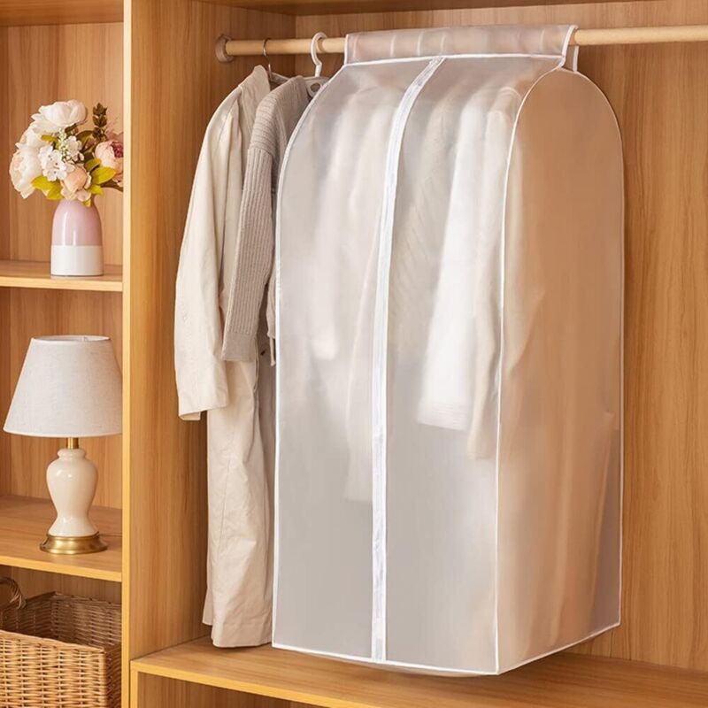Housse à vêtements extra large ( 60 x 50 x 120 cm) -dimensional Dust Cover- Rangement longue durée de vie de veste, manteau, robe, costume,