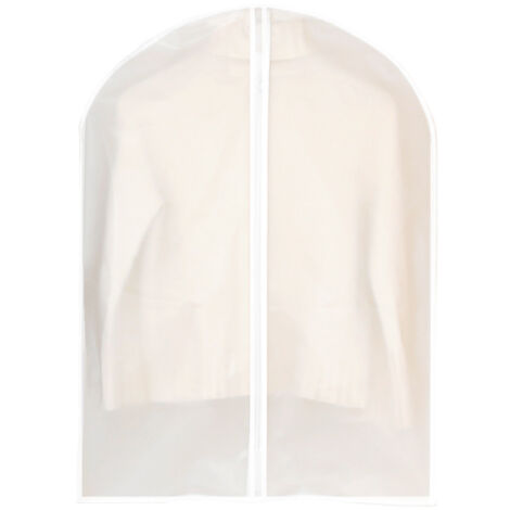 Housse à vêtements suspendue, anti-poussière, imperméable, anti-mites, résistante à l'humidité, semi-transparente, pour chemises et costumes (60 x 140 cm) - RAPANDA