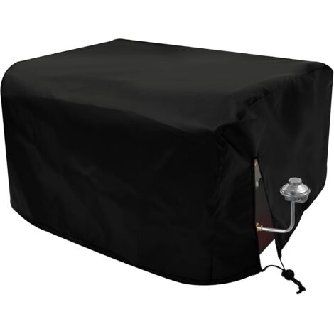 Housse anti-poussière en tissu Oxford 210D pour barbecue à gaz avec cordon de serrage, portable et étanche, protection de table pour jardin, cour, barbecue, pique-nique