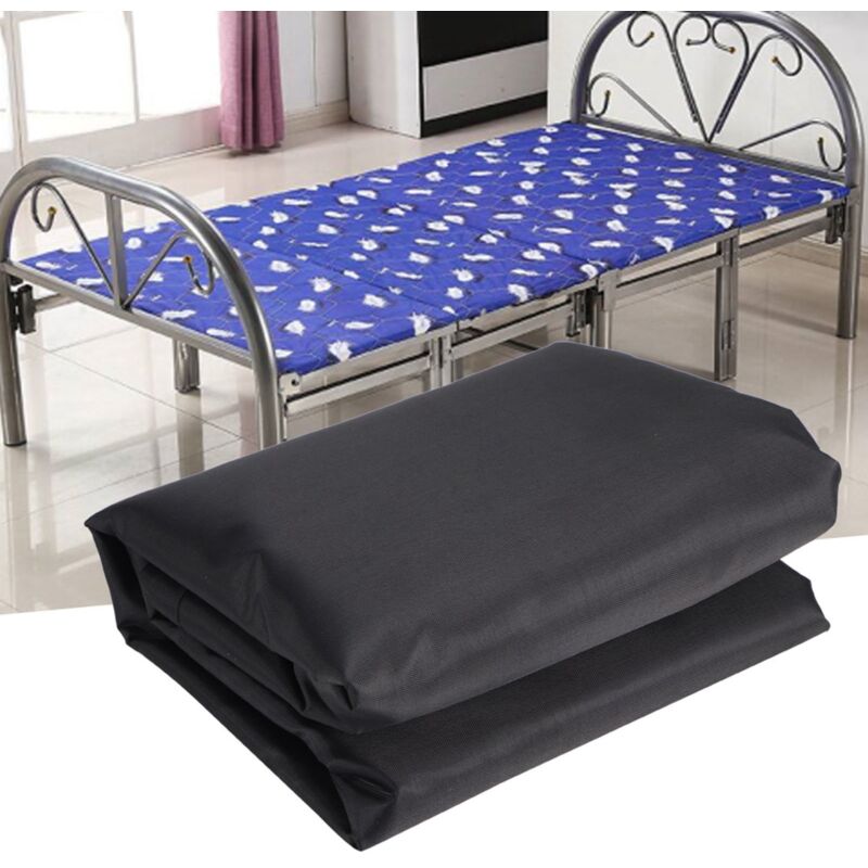 Rapanda - Housse anti-poussière pour lit pliant portable, intérieur et extérieur, noir (sac de rangement aléatoire) 85x33x107cm