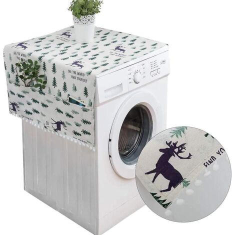 Housse anti-poussière pour réfrigérateur 130 x 55 cm avec sac de rangement