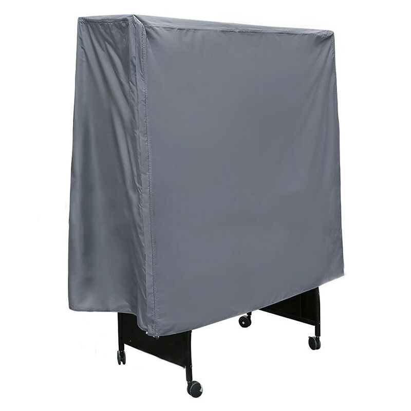 Hyy Ar - Housse Anti-poussière pour Table de Ping-Pong en Tissu Oxford 210D - Étanche et Gris (152 52 144cm)