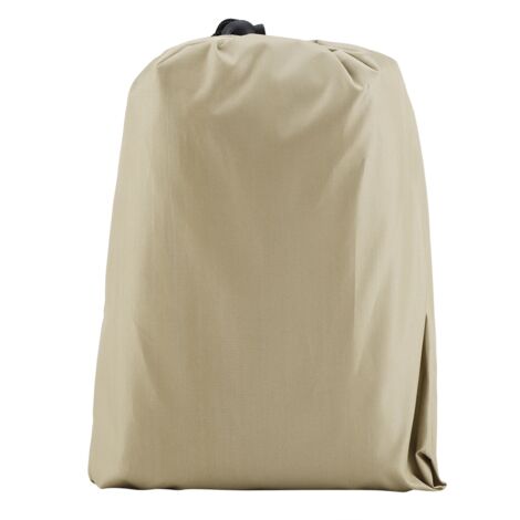 Housse anti-poussière pour Table ronde, imperméable, pour l'extérieur, pour meubles de jardin, de Patio (Beige)
