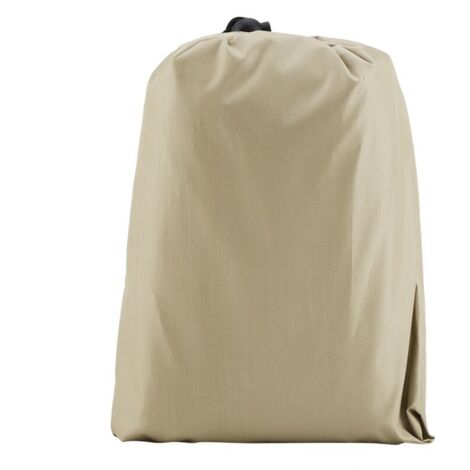 Housse anti-poussière pour Table ronde, imperméable, pour l'extérieur, pour meubles de jardin, de Patio (Beige)-Crezuo