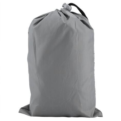 Housse anti-poussière pour Table ronde, imperméable, pour l'extérieur, pour meubles de jardin, de Patio (gris)