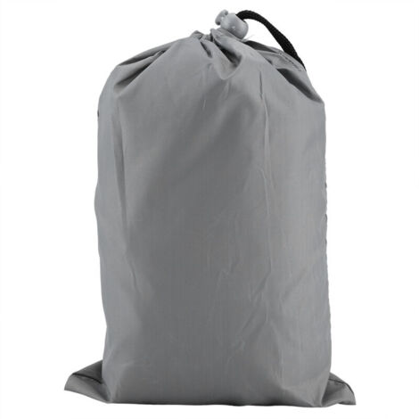 Housse anti-poussière pour Table ronde, imperméable, pour l'extérieur, pour meubles de jardin, de Patio (gris)-Crezuo