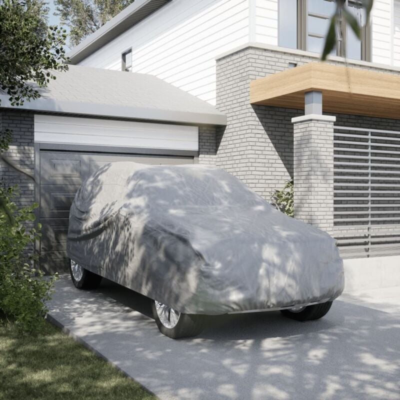 Housse de voiture SUV complète gris XL tissu non tissé vidaXL