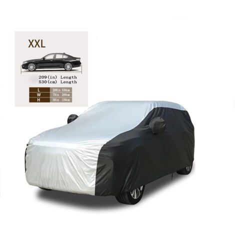Housse auto Taffetas 190T, protection toutes saisons, isolante, anti-soleil, résistante vent et pluie, bâche extérieure pour véhicule