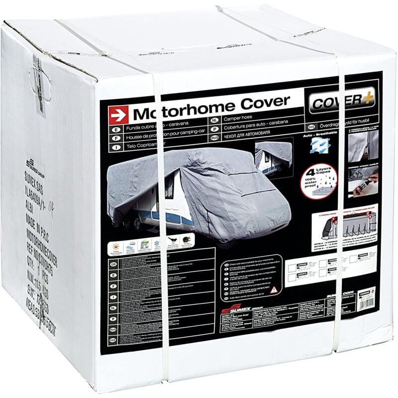 Housse Bache de protection pour camping car de 6.60m à 7.20m PVC