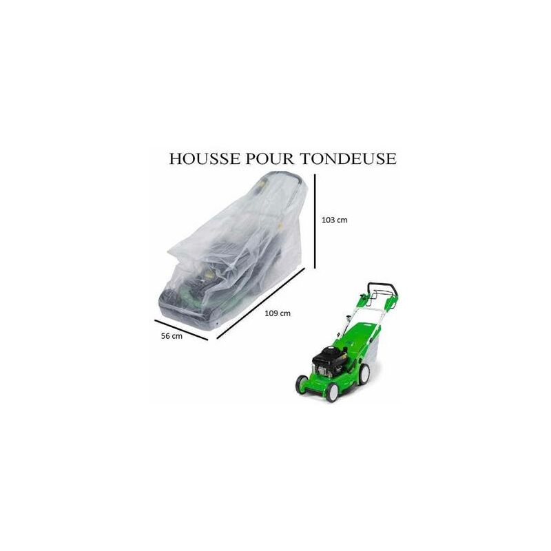 Heliotrade - Housse bache de protection pour tondeuse à gazon 109 x 56 x 103 cm