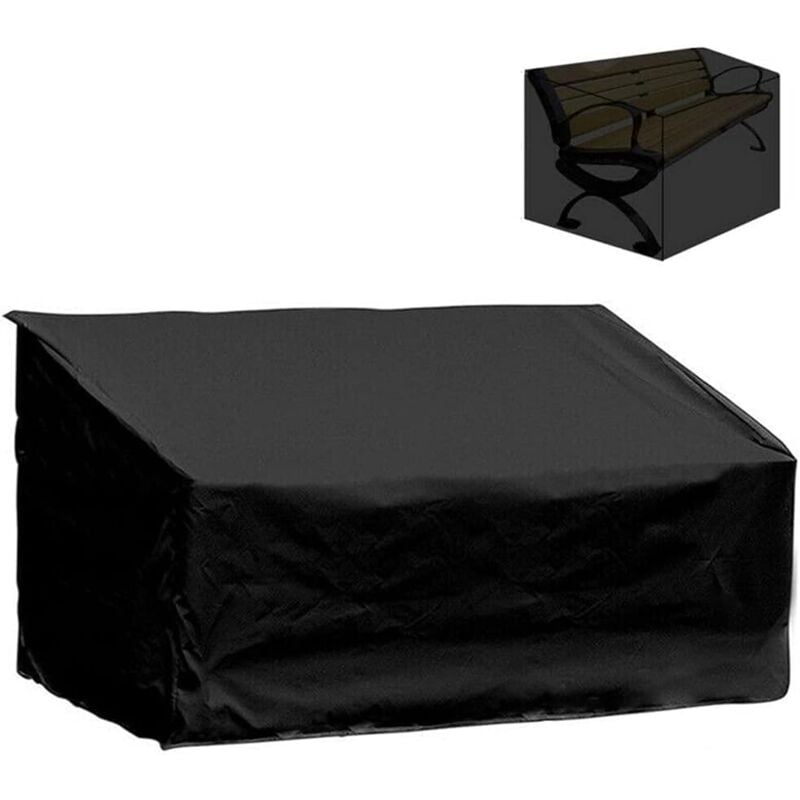 Housse Banc de Jardin 3 Places, Couverture Imperméable Meubles Jardin, Housses Protection pour Banc Jardin, Anti-UV Tissu Oxford Couverture