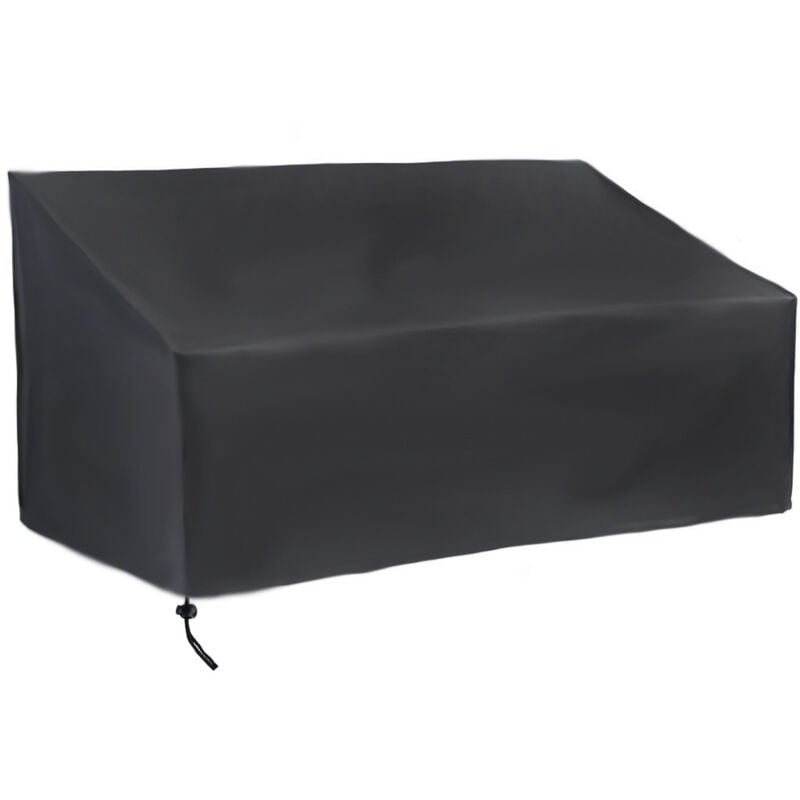 Housse Banc de Jardin 3 Places, Housse Banc Exterieur Patio Anti-poussière, Anti-UV, Étanche, Coupe-Vent, Tissu Oxford, Housse de Protection pour
