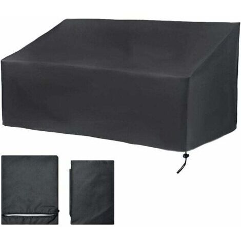 Housse Banc de Jardin 4 Places, Housse Banc Exterieur Patio, Oxford Housse de Protection pour Canapé (190x66x89cm)