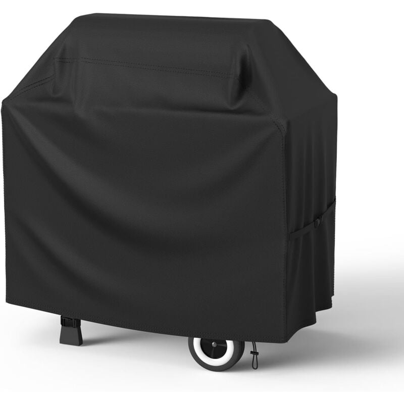 Housse Barbecue avec évent, Sangles à Boucle, 12155106cm Anti-UV, Imperméable, Coupe-Vent, Housse Plancha 600D Heavy Duty Oxford, Bache Barbecue