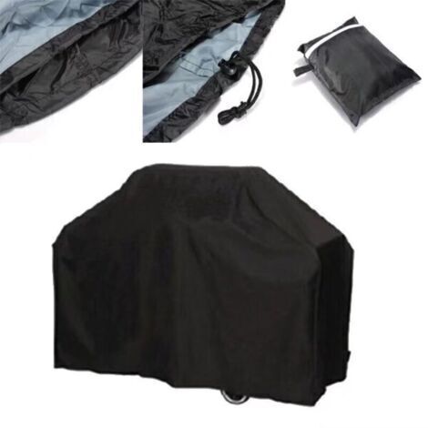 Housse Barbecue, Bache Barbecue Exterieur Impermeable - Housse pour Barbecue Tissu Oxford Ne Se Décolore Pas Bâche Barbecue Housse pour 145x117x61CM