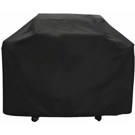 Housse Barbecue ,BBQ Couverture, de Gril Anti-UV/Anti-l'eau/Anti-l'Humidité pour Weber, Holland, JennAir 170x61x117cm Noire FUIENKO