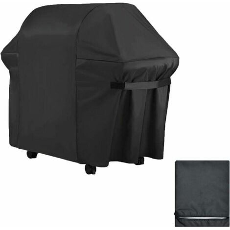 Housse Barbecue, Étanche BBQ Grill Oxford Tissu Couverture de Barbecue Pluie extérieure Barbecue Protecteur Anti-poussière Grande 3-4 Couverture de Grill de brûleur, Anti-Larme