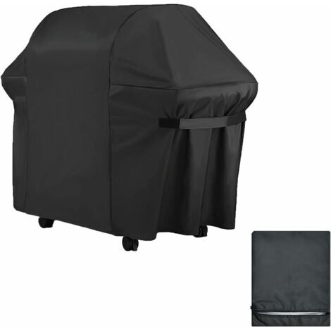 Housse Barbecue, Étanche BBQ Grill Oxford Tissu Couverture de Barbecue Pluie extérieure Barbecue Protecteur Anti-poussière Grande 3-4 Couverture de Grill de brûleur, Anti-Larme