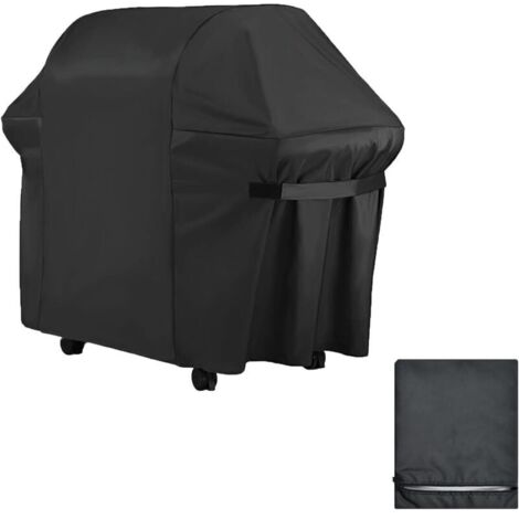 Housse Barbecue, Étanche BBQ Grill Oxford Tissu Couverture de Barbecue Pluie extérieure Barbecue Protecteur Anti-poussière Grande 3-4 Couverture de Grill de brûleur, Anti-Larme, Housses