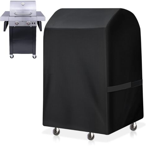 Housse Barbecue Extérieur – 77x61x110 cm – Oxford 420D Robuste – Noir – Universelle
