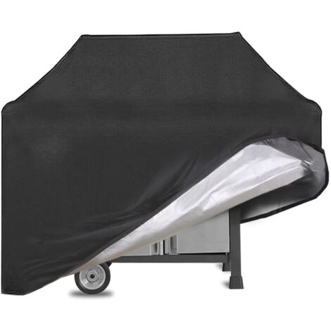 Housse Barbecue, Housse Bâche de Protection Barbecue Bache Barbecue, Anti-UV Housse de Protection Barbecue pour Weber, Holland (Noir)-