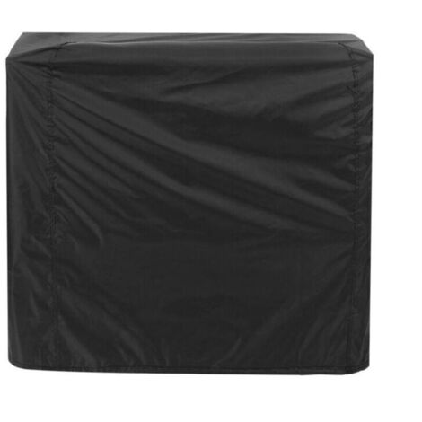 Housse Barbecue Noir, Couverture de Gril Anti-l\'eau/Anti-l\'humidité Protection UV Poussière Eau Résistant au Vent pour Barbecue Extérieur Jardin Patio Grill (145x61x117cm)
