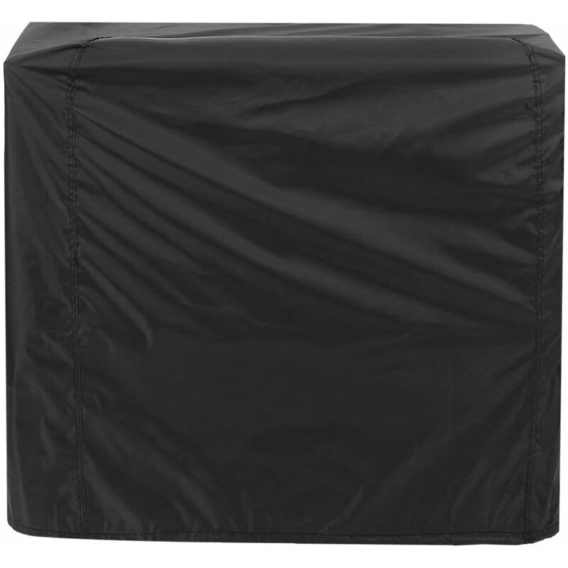Jusch - Housse Barbecue Noir, Couverture de Gril Anti-l'eau/Anti-l'humidité Protection uv Poussière Eau Résistant au Vent pour Barbecue Extérieur