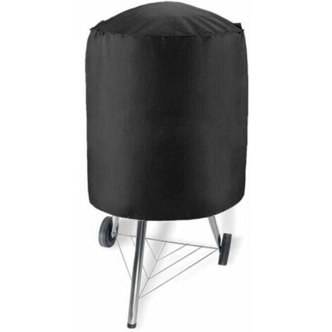 Housse Barbecue Rond,210D Oxford Tissu Pare-feu Couverture Protecteur étanche,58x77cm