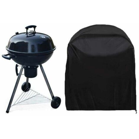 Housse Barbecue, Rond,Anti-poussière Anti-UV Anti-pluie pour Grill à,77 x 58 cm