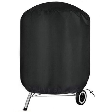 Housse Barbecue Weber, Bache Barbecue Weber Exterieur, 420D Oxford Imperméable Housse Barbecue Rond Weber, Noir(Φ71x79cm)