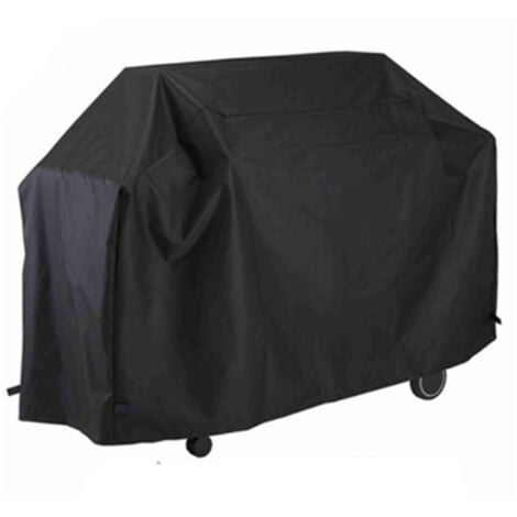Housse Barbecue,Housse Barbecue Gaz,Housse Bâche Résistante de 210D Oxford Protection BBQ Convient aux Weber,Brinkmann,Char Broil etc,Résistant aux UV,à l'eau et aux Larmes (145x61x117)