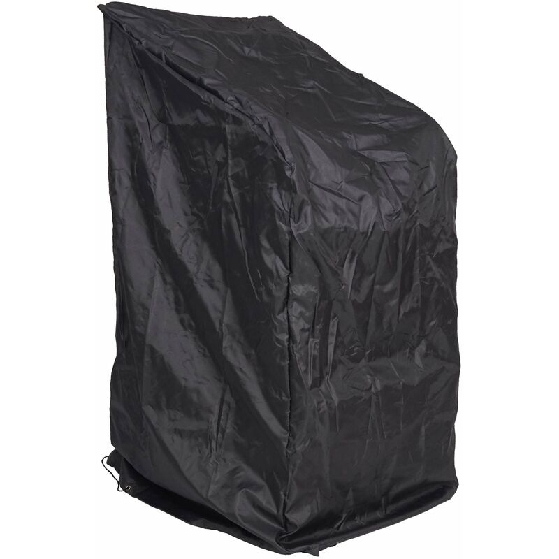 Housse bâche de protection pour chaise de jardin extérieur 110x70x70cm anthracite - noir