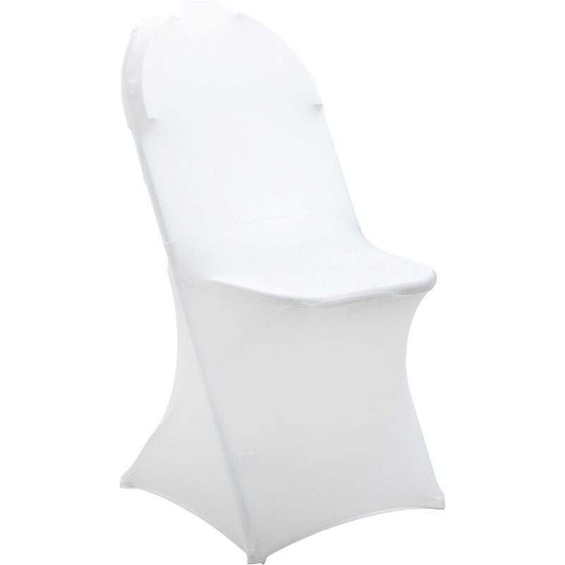 Mob Event Pro - Housse blanche de chaise pliante