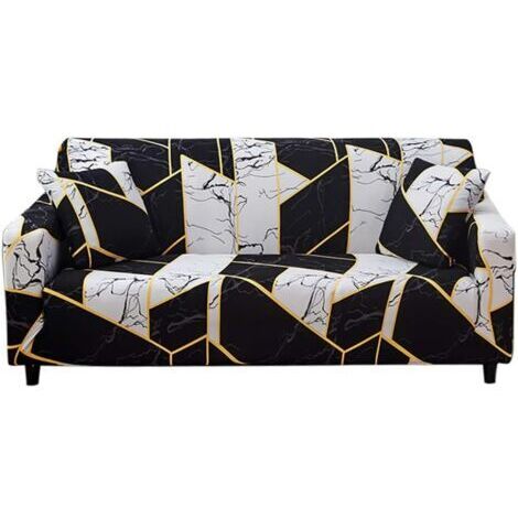 Housse Canape 2 Places avec Accoudoirs Housse de Canapé Extensible Housse de Fauteuil Couvre Canapé Elastique Housse pour Canape Protege de Meubles Universelle