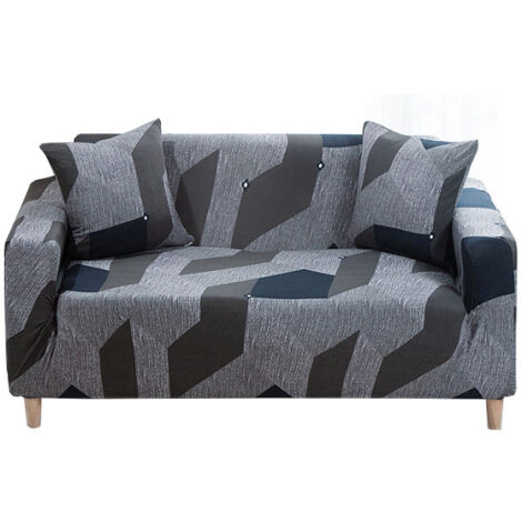 Housse canapé 3 places intégrale universelle tout-en-un élastique, anti-poussière pour canapé en cuir, toute saison 190‑230 cm