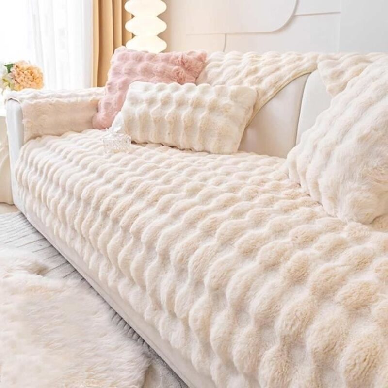 Housse Canapé d'angle Couvre Canape avec Accoudoirs Couvre Canape avec Accoudoirs Matelassée Protection Canapé Anti-Taches,70x90cm