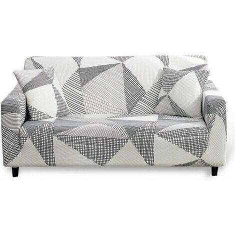 Housse Canape Extensible 2 Places avec Accoudoirs Housse de Canapé Elastique Couvre Canapé Universelle Magique Housse Protection pour Canapé Antidérapantedyk-alovez