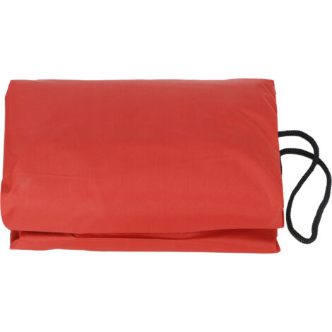 Housse carrée pour piscine Housse imperméable pour bac à sable d'enfants pour jardin et cour arrière Rouge 120 x 120 x 20 cm